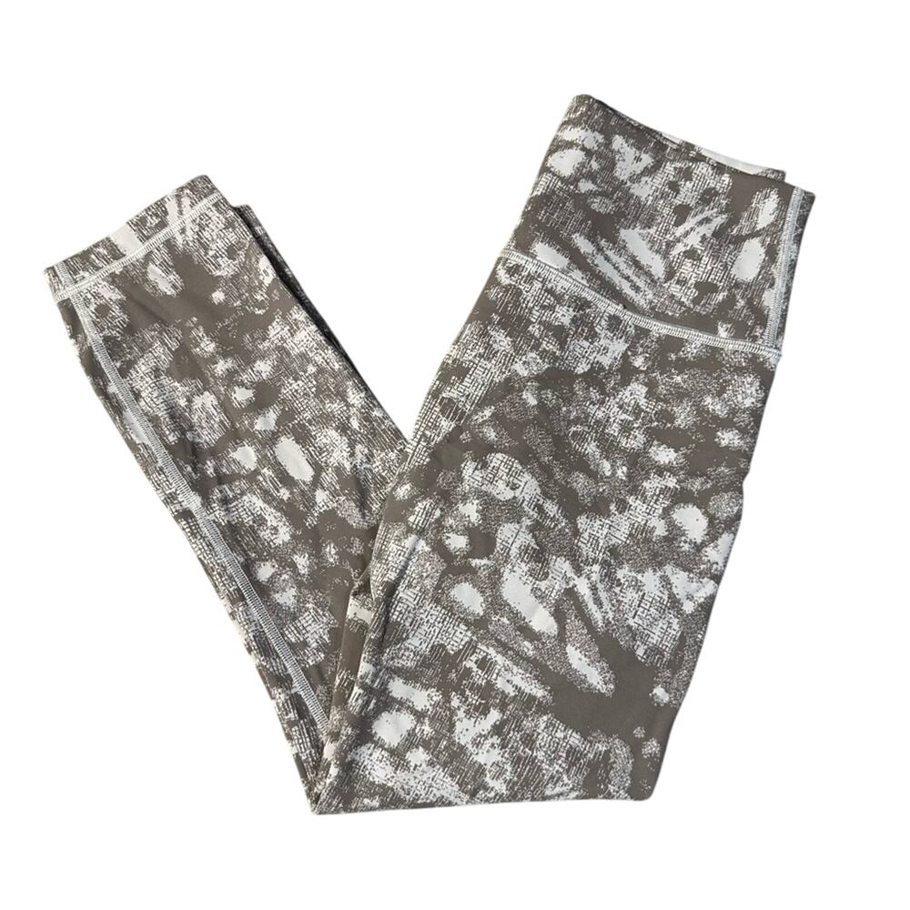Lululemon Wunder Under High-Rise Crop 23" Synthesize Jacquard Starlight Grey Fog